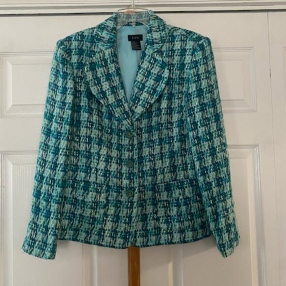 R.Q.T Women's Wool Blend Blazer - Sz 14 - Picture 1 of 3